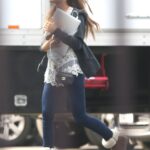 EXCLUSIVE: Ariana Grande arrives at a studio in Los Angeles, California